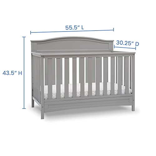 Delta Children Emery 4in1 Convertible Baby Crib Greenguard Gold