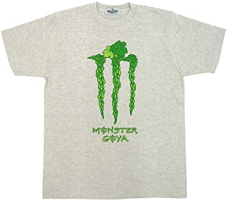 Amazon おもしろtシャツ パロディ Monster Goya 杢グレー 前プリント Tシャツ カットソー 通販