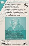 3M Health Care 1860S-N95 Particulate Respirator and Surgical Masks, Small Adult, 1/Box of 20