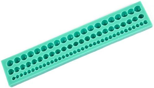 etraderno Silicone Pearl Necklace Cake Decorating Mold Green 1 pcs