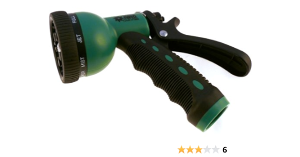 Amazon Com New Resources Group Hose Nozzle Pistol Super Sprayer Auto Shut Off Green 9 Position Lawn Garden Outdoor Water Saver Conserve Garden Outdoor