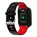 Meidexian888 Smart Watch for iOS Android, Blood Pressure Heart Rate Sleep Monitor Remote Photography Sports Fitness Watch (Red)thumb 2