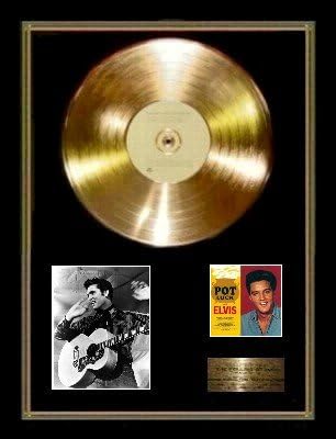 Elvis Presley Large Ltd Edition Cd Gold Disc Record Pot Luck Amazon Co Uk Kitchen Home