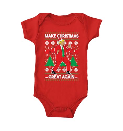 Haase Unlimited Make Christmas Great Again - Trump Dance Bodysuit