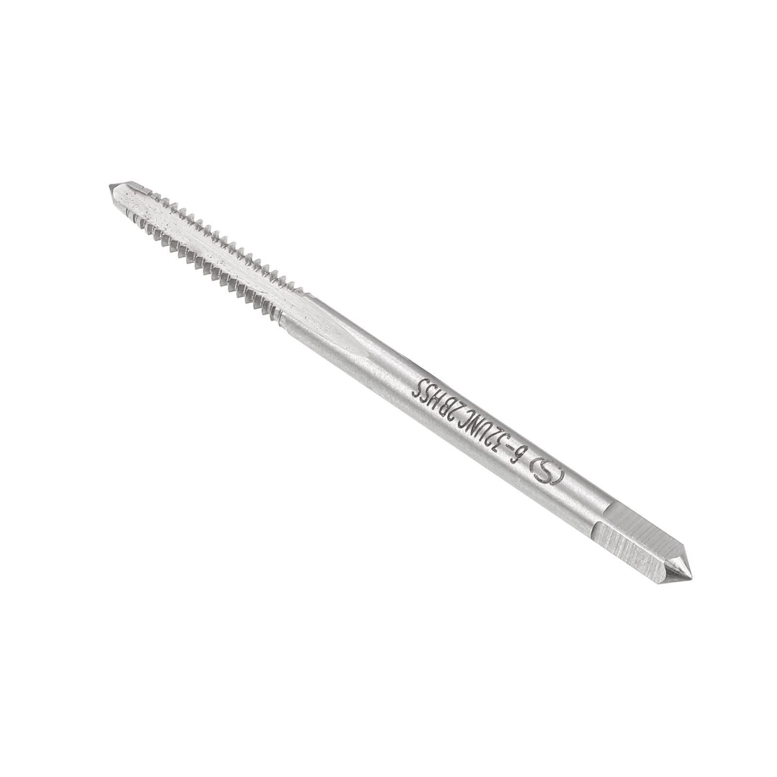 CoCud Thread Milling Taps, 6#-32 UNC Thread 2B, M42 High Speed Steel Machine 3 Straight Flutes Screw Threading Tool - (Applications: for Tapping Drilling Machine), 1-Piece