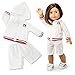 OCT17 Doll Clothes for American Girl 18” inch Dolls Wardrobe Makeover Outift Dressy Raincoat Casual Dress Boots Bundle