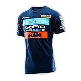 Troy Lee Designs Mens KTM Team Licensed Short-Sleeve Shirt Large Navy