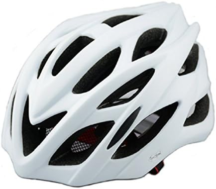 UniSports Aero Design Bike Helmet, Adult Lightweight Mountain &amp; Road Bike Helmet (Matte White)