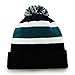 NFL Philadelphia Eagles Men's Breakaway Knit Cap, One Size, Black