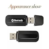 Bluetooth Adapter Receiver,URANT Car Kit Mini USB Wireless Audio Adapter Bluetooth Music Receiver & Adapter Home /Car Phone iPhone Stereo Speakers Headphones Car (AUX In) Music Sound System