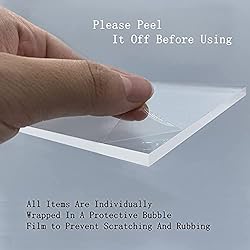 Acrylic Riser,2 Pcs Clear Display Risers Stand