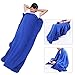 Fleece Sleeping Bag Liner Travel Sheet Camping Sleep Sack Ultralight Zippered Storage Bag Full Sized Zipper Backpacking Blanket for Traveling, Camping, Hiking, Outdoor Activitiesthumb 4