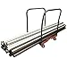 SNAP-LOC, Heavy Duty Moving Dolly 4 Wheels, 1,500 lb with Panel Bars, 4 Inch Casters, Dollies for Moving Cargo, E Strap Attachment Included, Red