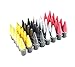 Rolling Gears Aluminum Anodized Spike Motorcycle Fairing Bolts Windscreen Bolts Windshield Screws Set (10 Pieces) Gold