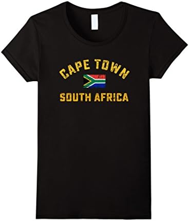 Womens Cape Town South Africa tshirt Medium Black