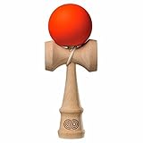 Kendama USA - Kaizen Kendamas - Burnt Orange | Free String Bead & Stickers Included