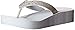 Skechers Cali Women's Vinyassa Sun Ray Flip Flop,White Rhinestones,8 M US