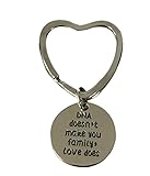 Infinity Collection DNA Doesn't Make You Family Love Does Keychain, Step Parent, Step Child, Friend Gift