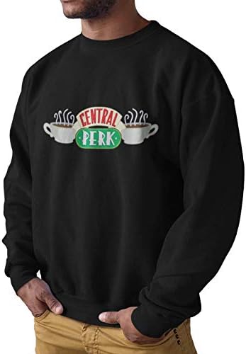 Davatka Central Perk Sweatshirt Friends Men's Unisex Pullover Sweater