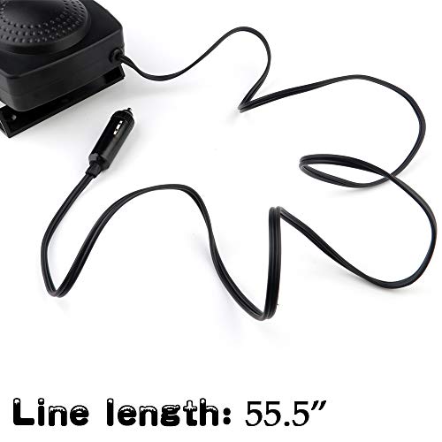 12V 150W Car Heater Portable Car Vehicle Heating Cooling Fan Defroster Demister 3 Outlet