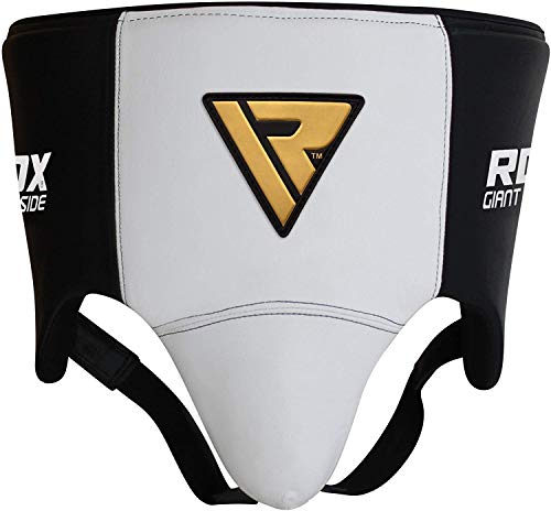 image for RDX Groin Guard for Boxing, MMA Training - Cow Hide Leather Abdo Gear 