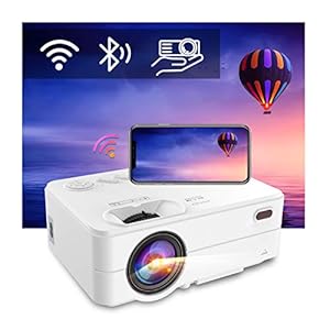 Artlii Enjoy2 Projector with WiFi and Bluetooth, Mini Projector, Portable Projector, Streaming TV Sticks, iOS, Android