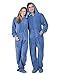 Footed Pajamas - Under The Sea Adult Hoodie Chenille