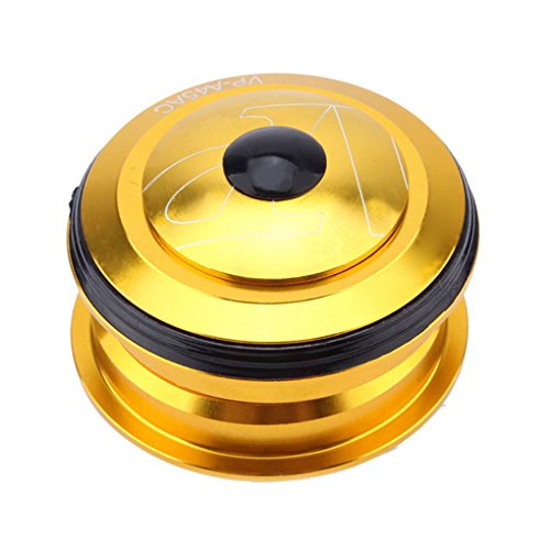 EgalBest Cycling Mountain Bike 44MM External Headset Bicycle Aluminum Bicycle Bearing Head Top Cap gold