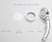 Musurjoy Shower,High Pressure Handheld Shower Head with ON/Off Pause Switch 3-Settings Water Saving Showerhead, Chrome Finish Bathroom Shower Accessorie (sliver)