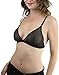 ToBeInStyle Women's Sheer Mesh Bralette - Black - Medium
