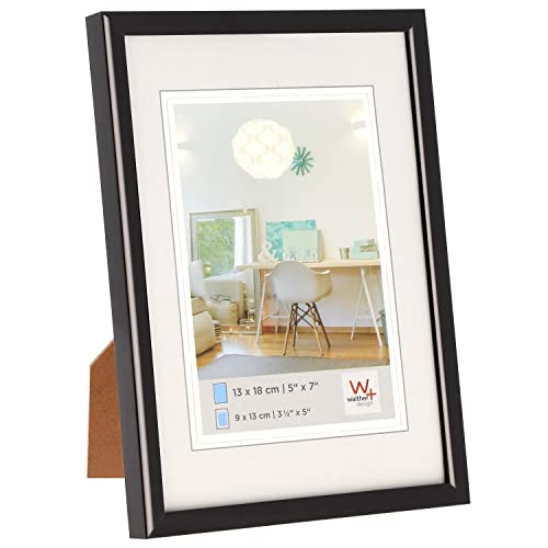 walther design Bilderrahmen stahl 60 x 80 cm mit Kunstglas, New Lifestyle Kunststoffrahmen KVX080D