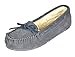 DREAM PAIRS Women's Shozie Faux Fur Slippers Loafers Flats Shoes