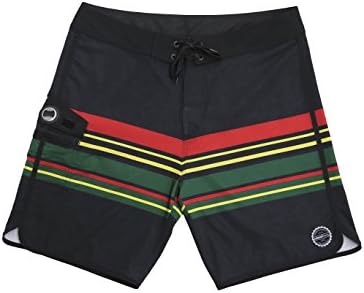 ISLAND DAZE BBO - Mens Boardshort Bottle Opener Surf, Swim Tailgate Quick Dry Swim Trunks