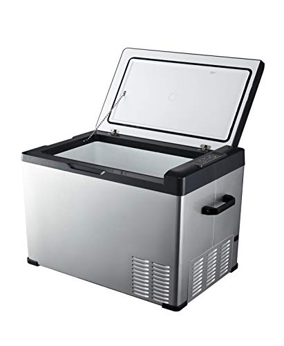 Alpicool C30 Portable Refrigerator 32 Quart(30 Liter) Vehicle, Car, Turck, RV, Boat, Mini Fridge Freezer for Travel, Outdoor -12/24V DC (Black and Silver) - Thumbnail 4