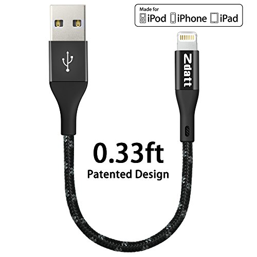 Buy Zdatt Short iPhone Lightning Cable Apple MFi Certified 4 inch