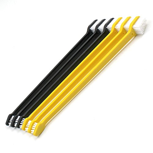 Pet Republique Cat & Dog Toothbrush Set of 3/6 - Dual Headed Dental Hygiene Brushes for Small to Large Dogs, Cats, Most Pets (Dual-Headed Set of 6)