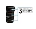Knee Support Sleeve Wrap by Simple Health, Adjustable Compression Brace for Magnetic Pain Relief with Neoprene Copper (1 Knee Support)