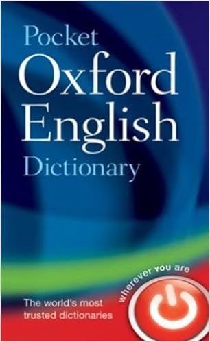 Pocket Oxford English Dictionary By Oxford Dictionaries Editor