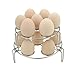 Razita Slyire 2-Pack Egg Steamer Rack for Instant Pot Accessories Stackable Steam, Silver