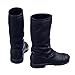 MagiDeal Black 1/6 Scale Flat Long Boots Shoes Accessories For 12 inch Female Action Figure Body