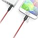 Anker 10ft / 3m Nylon Braided Tangle-Free Micro USB Cable with Gold-Plated Connectors for Android, Samsung, LG, HTC, Nexus, Sony and More (Red)
