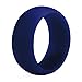 (Price/6 Pcs) GOGO Premium Women's Silicone Wedding Rings - 9 mm Wide(2 mm Thick) Flexible Wedding Bands - Great Gifts for Birthday or Anniversary