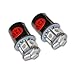 TuningPros LEDRS-1156-RS9 Rear Signal LED Light Bulbs 1156, 9 SMD LED Red 2-pc Set