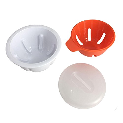 Glorrt Microwave Oven One Egg Poacher Sandwich Kitchen Novelty Gadgets Breakfast Cooke - Thumbnail 5