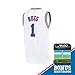AFLGO Bug #1 Space Basketball Movie Stitched Jersey S-XXL 90S Costume Hip Hop Party Clothing - White, Medium