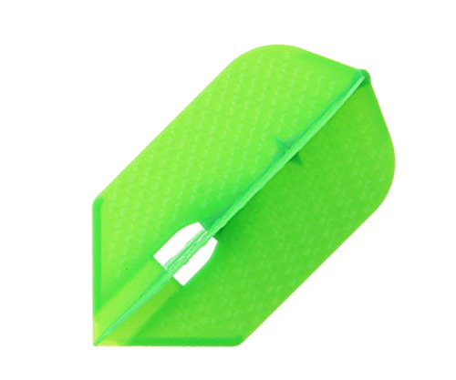 L-style L6d Slim Dimple Champagne Dart Flights - Lime Green