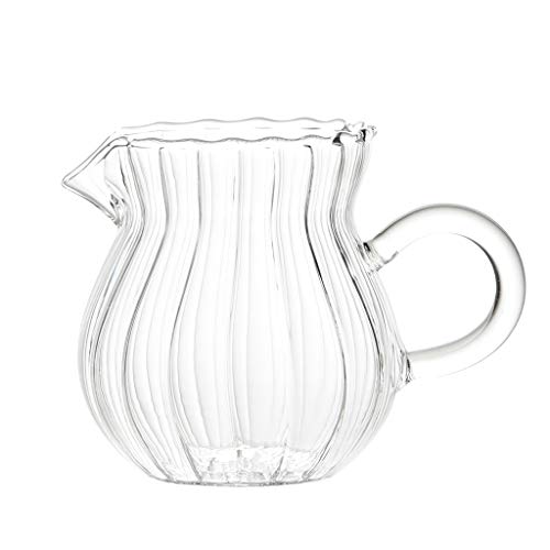 ZYLBDNB Zuckerdose milchkännchen Set Glas Milchkrug, Sirup Dispenser Jar, Aufschäumen von Milch Pitcher for Kaffee… – Bild 7