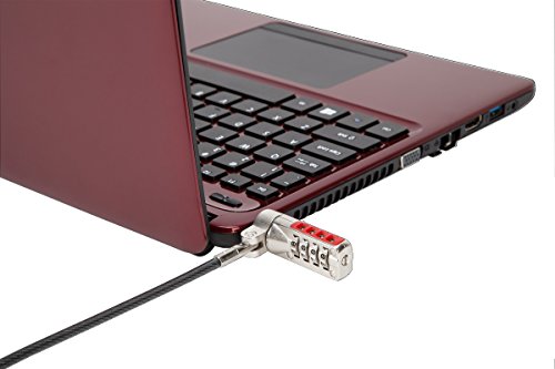 Targus Certified Pre-Owned DEFCON Serialized Laptop Cable Lock, Combination Lock on 6.5 Foot Security Cable (PA410S-1, Refurbished)