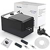 Zacro Aquarium Air Pump - Ultra Silent Oxygen Pump with Dual Outlet Adjustable Air Valve, Air Volume 2 * 5 L/min 6 W, Up…