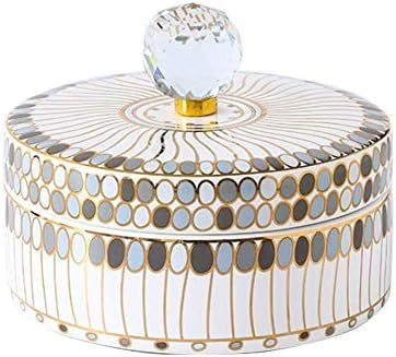 ACZZ Xiao-Bowl2 Japanese Style Living Room Ceramic Tray Decoration Grids Elegant Dried Fruit Tray Candy Snack Plate Holder for Home Tray Serving,Gray